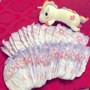 Lot of 26 Girls Ninjamas Nighttime Bedwetting Underwear Absorbent Unicorn Plush